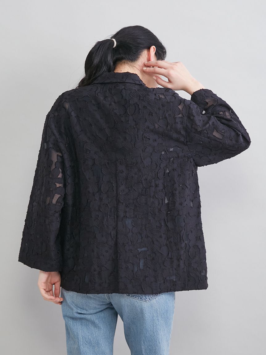 Mila Owen「シアージャガードジャケット」|テーラードジャケット|