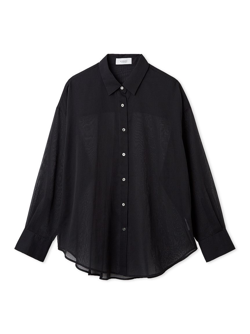 emmi atelier「2wayシアーシャツ」|シャツ・ブラウス|