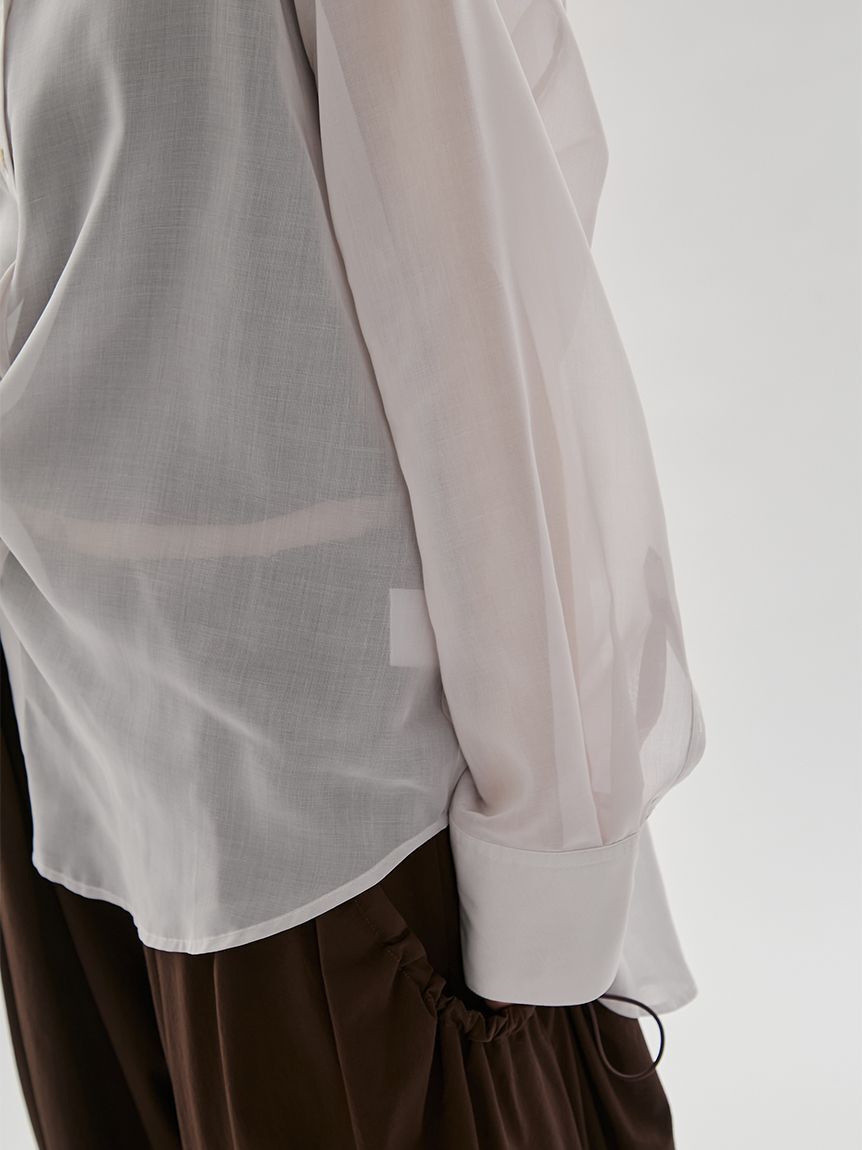 emmi atelier「2wayシアーシャツ」|シャツ・ブラウス|