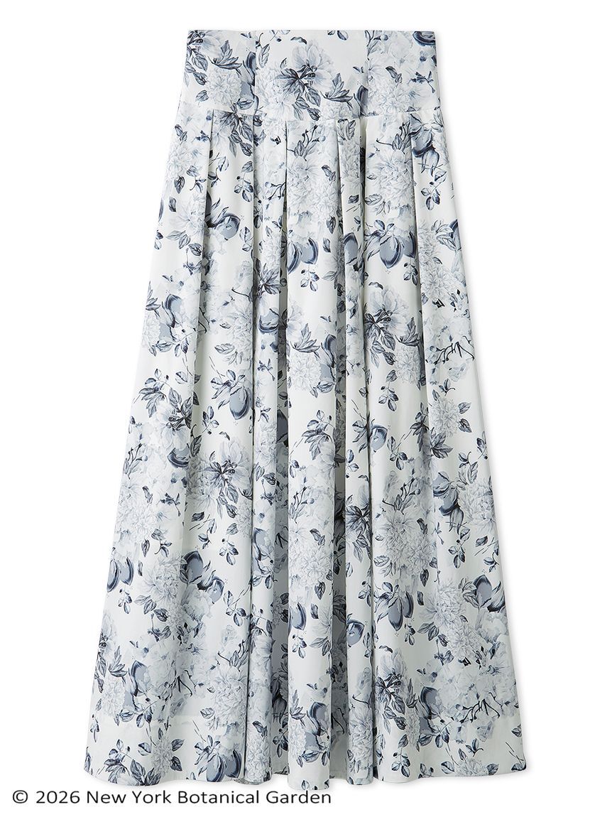 SNIDEL「NYBG タックフレアマキシスカート」|スカート|WHT