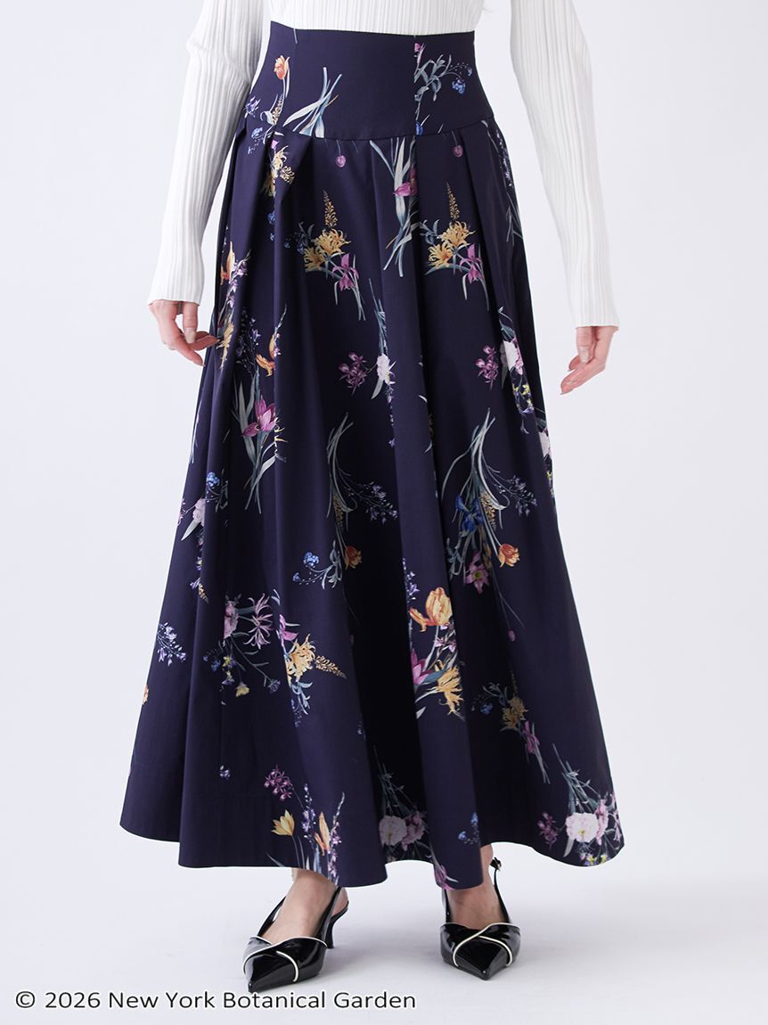 SNIDEL「NYBG タックフレアマキシスカート」|スカート|