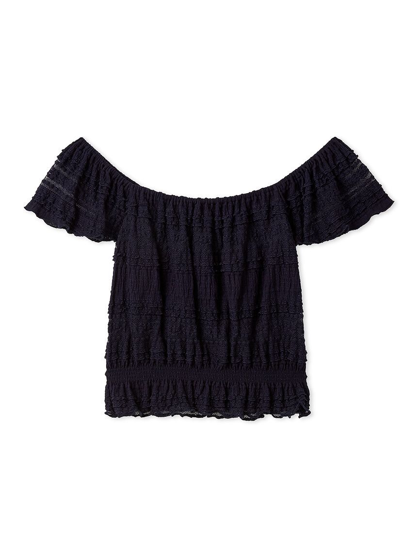 LILY BROWN「2wayシャーリングトップス」|Tシャツ・カットソー|