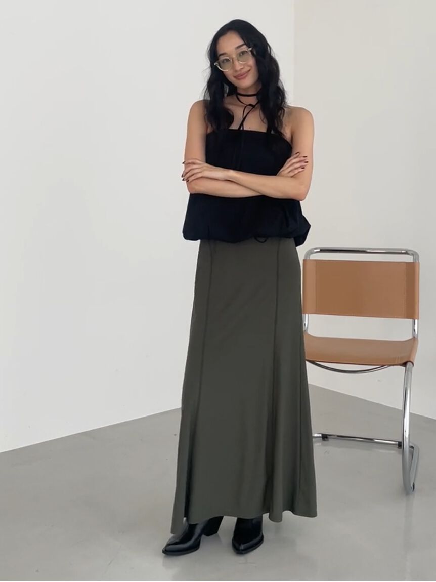 styling/「【S/S(エスバイエス)】＜ウォッシャブル・UVカット＞ロングスカート」|スカート|