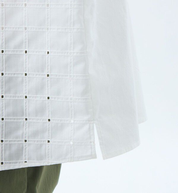 MACKINTOSH PHILOSOPHY「スクエアレースブラウス」|シャツ・ブラウス|