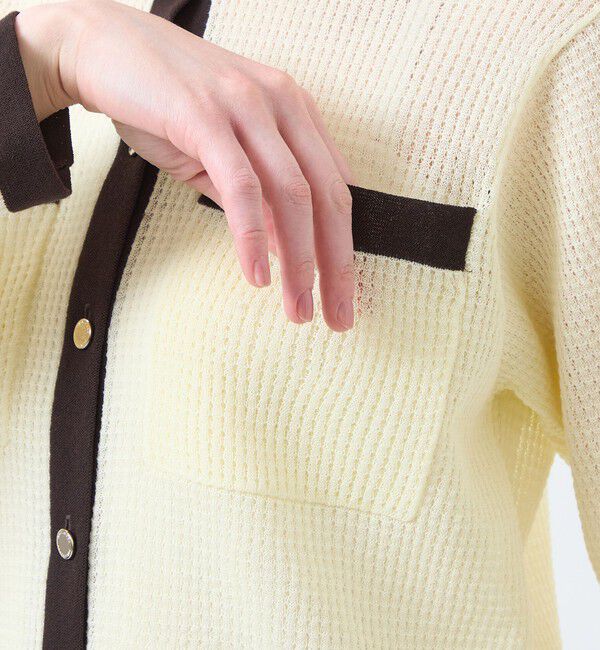 MACKINTOSH PHILOSOPHY「【予約販売】【ROYTON(ロイトン)】シアーワッフルカーディガン」|ニット・セーター|