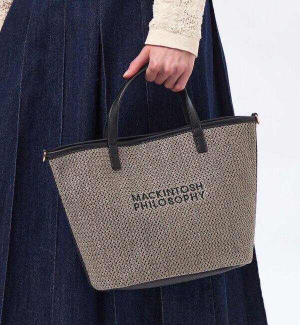 MACKINTOSH PHILOSOPHY「ロゴ刺しゅうサマーミニショルダー」|ハンドバッグ|