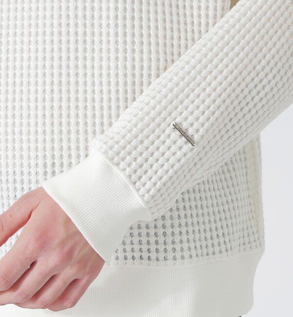  「ツートーンワッフルプルオーバー」|Tシャツ・カットソー|