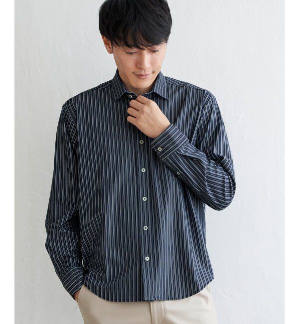 IKKA LOUNGE「GOKU楽ワークスイスカラーシャツ」|シャツ・ブラウス|