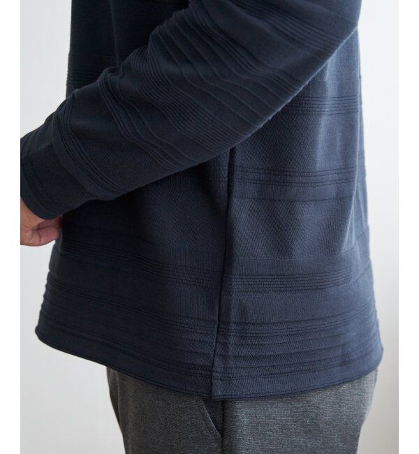 IKKA LOUNGE「ランダムリップルボーダーロンT」|Tシャツ・カットソー|