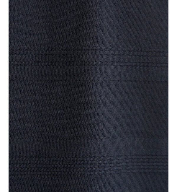 IKKA LOUNGE「ランダムリップルボーダーロンT」|Tシャツ・カットソー|