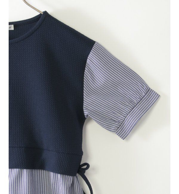 ikka kids「【親子おそろい】ベストレイヤードプルオーバー（120~160cm）」|Tシャツ・カットソー|