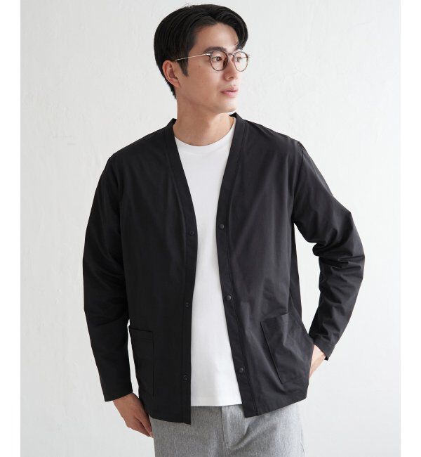 ikka「GOKU楽AIRVネックカーディガン」|カーディガン|