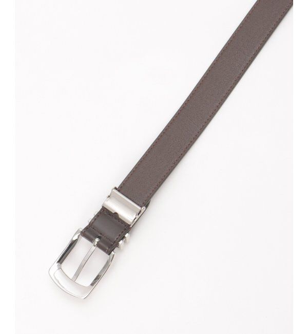 ikka「30mmダブルカンレザーベルト」|ダウンベスト・ベスト|