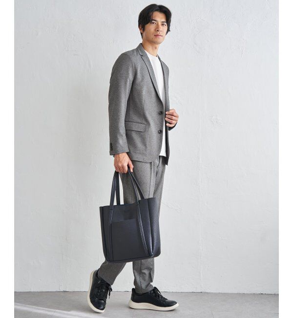 IKKA LOUNGE「ＢＬＫバーズアイカノコＪＫＴ」|テーラードジャケット|