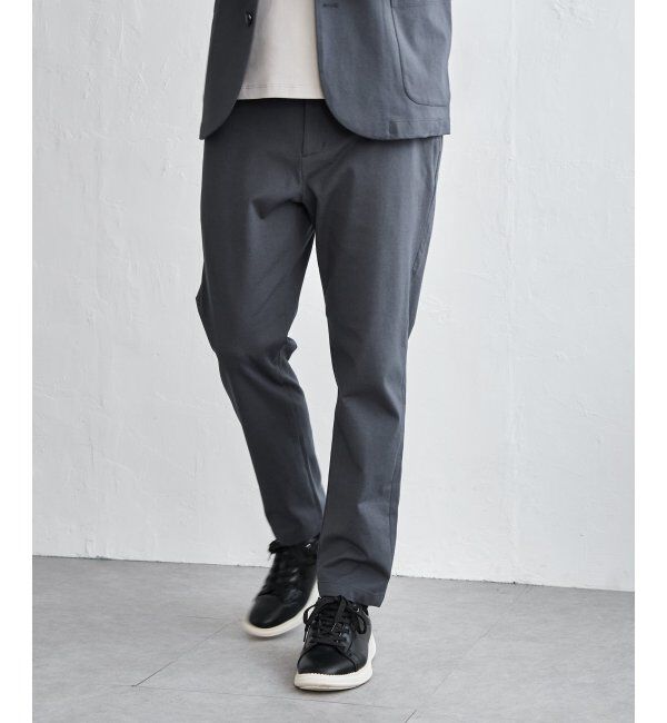 IKKA LOUNGE「【雑誌MonoMax4月号掲載】GOKU楽ワークポンチイージーパンツ「小泉孝太郎さん着用モデル」」|スラックス|