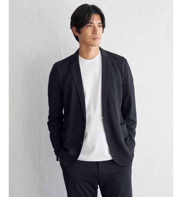 IKKA LOUNGE「【セットアップ対応】GOKU楽ワークDRYソフトカノコジャケット」|テーラードジャケット|