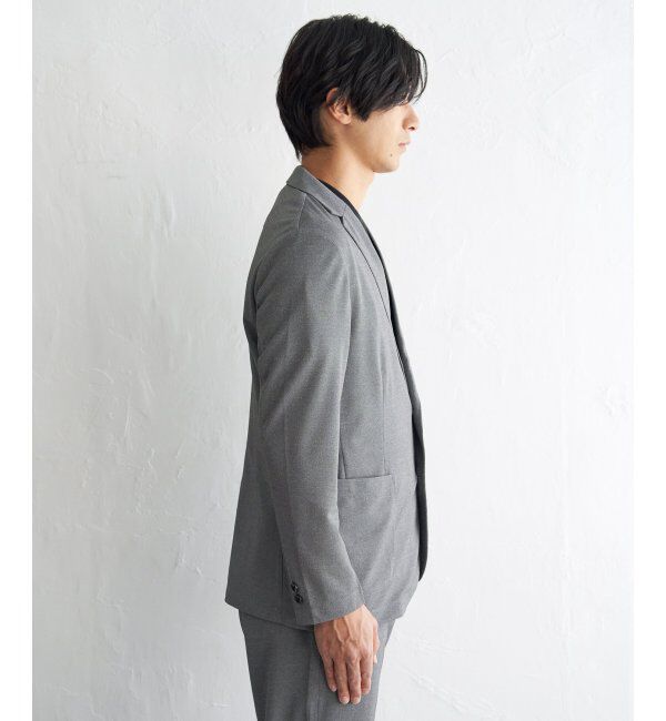 IKKA LOUNGE「【セットアップ対応】GOKU楽ワークDRYソフトカノコジャケット」|テーラードジャケット|