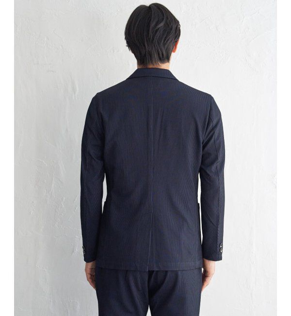 IKKA LOUNGE「【セットアップ対応】GOKU楽ワークサッカージャケット」|テーラードジャケット|