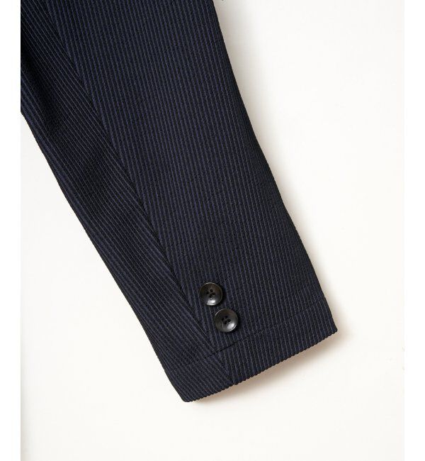 IKKA LOUNGE「【セットアップ対応】GOKU楽ワークサッカージャケット」|テーラードジャケット|