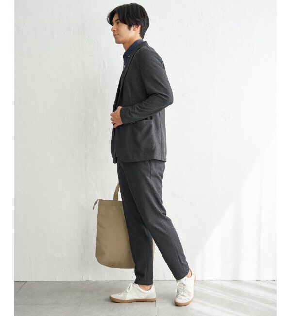 IKKA LOUNGE「ＧＯＫＵラクワークメランジライトＪＫＴ」|テーラードジャケット|