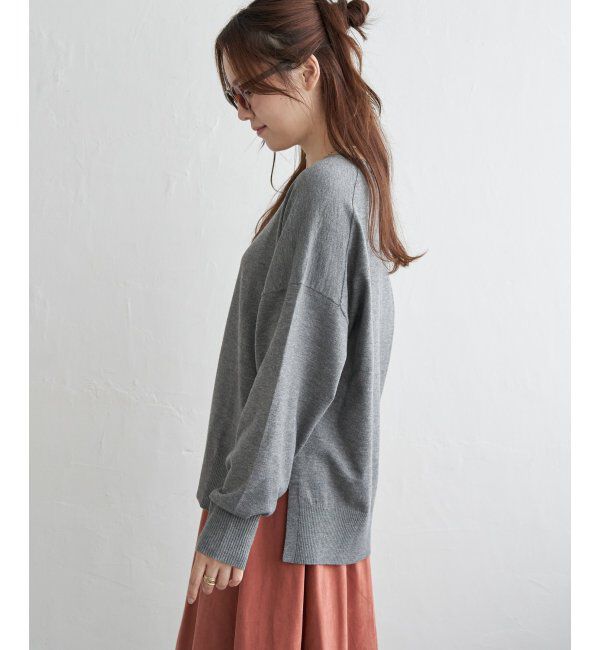 Lbc with Life「ソフトハイゲージＶネックＰＯ」|カーディガン|