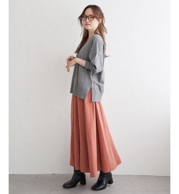 Lbc with Life「ソフトハイゲージＶネックＰＯ」|カーディガン|