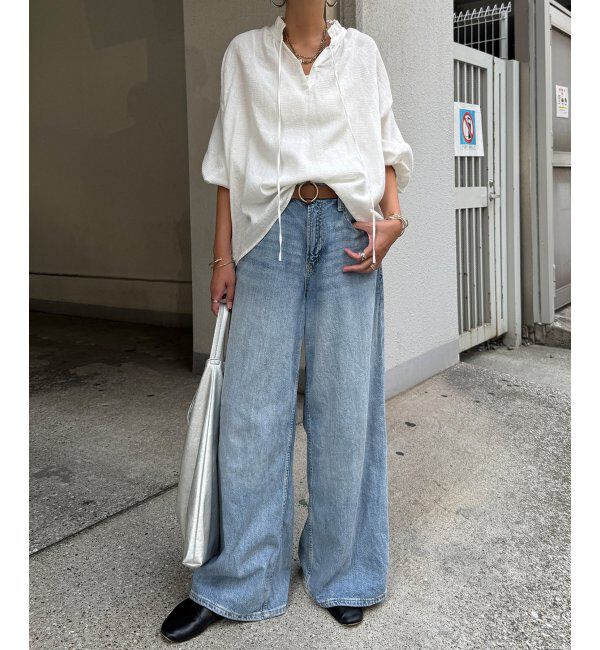 Lbc with Life「ジャカード襟フリル2WAYブラウス」|シャツ・ブラウス|