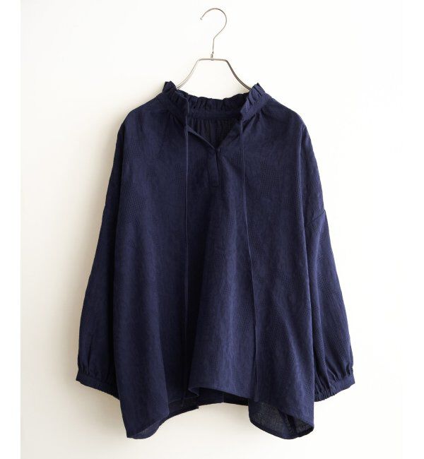 Lbc with Life「ジャカード襟フリル2WAYブラウス」|シャツ・ブラウス|