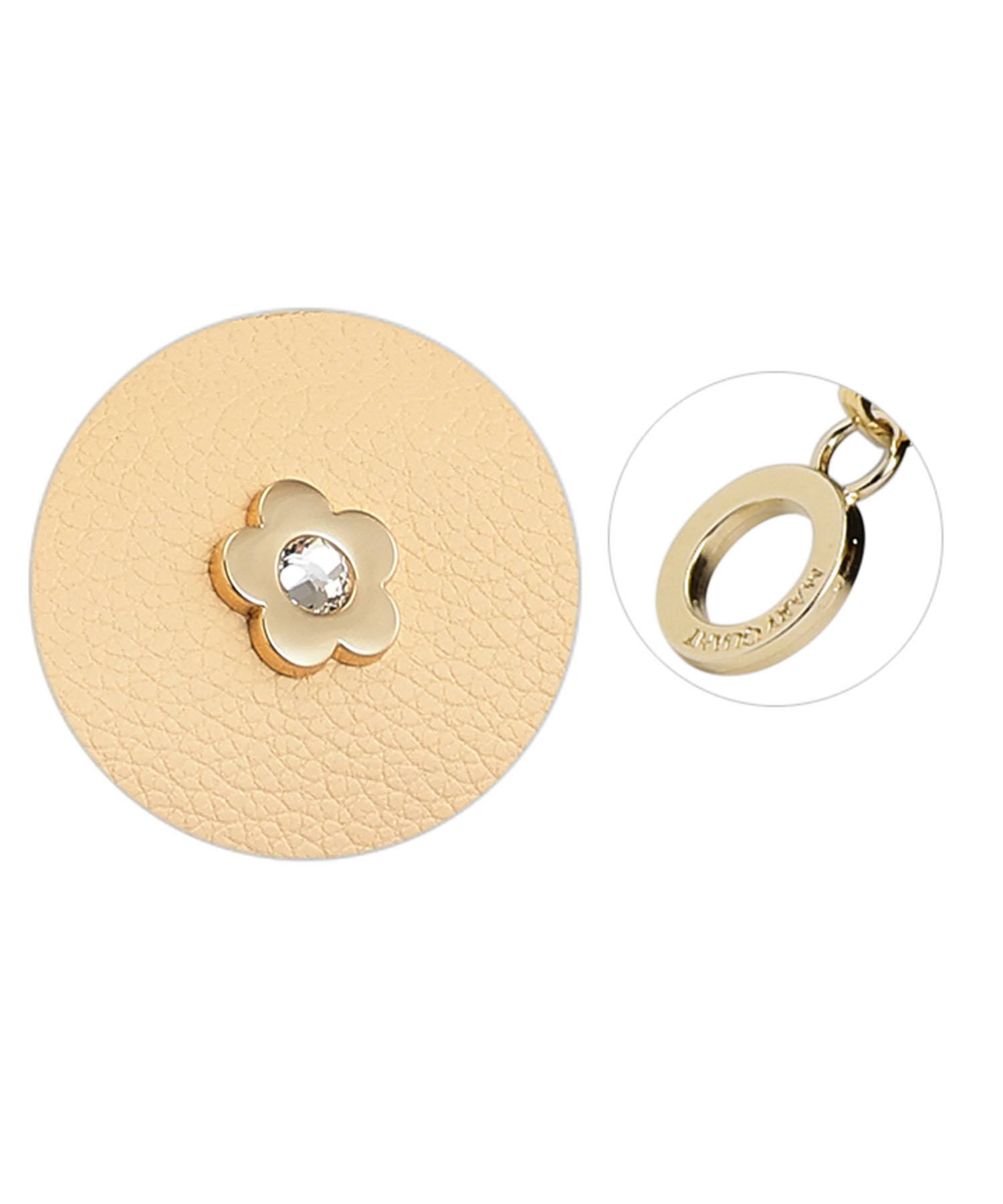 MARY QUANT「ビジューデイジー スクエアペンケース」|ポーチ|