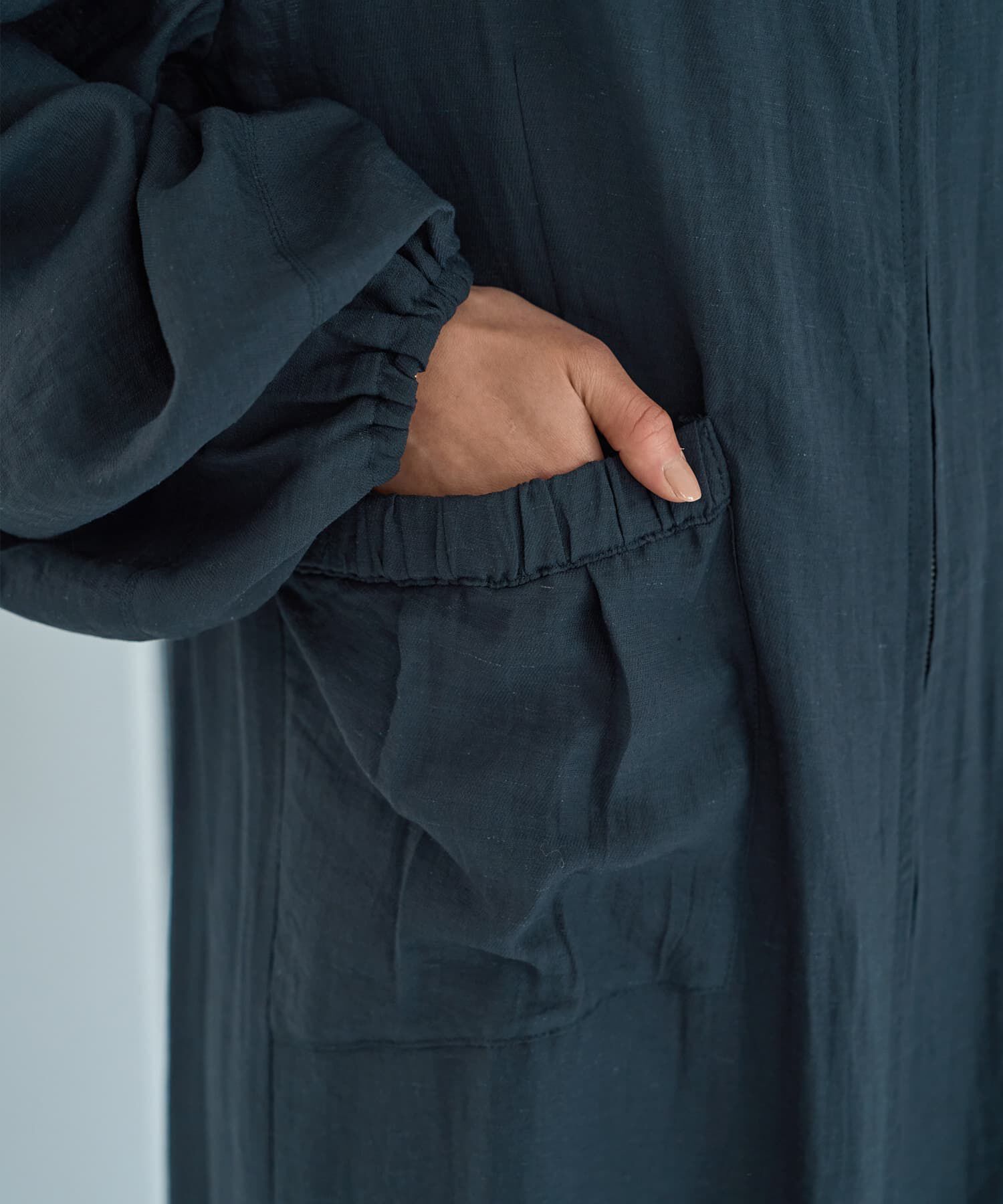 STYLE DELI「綿麻混紡◆羽織れるWファスナーワンピース」|ワンピース|