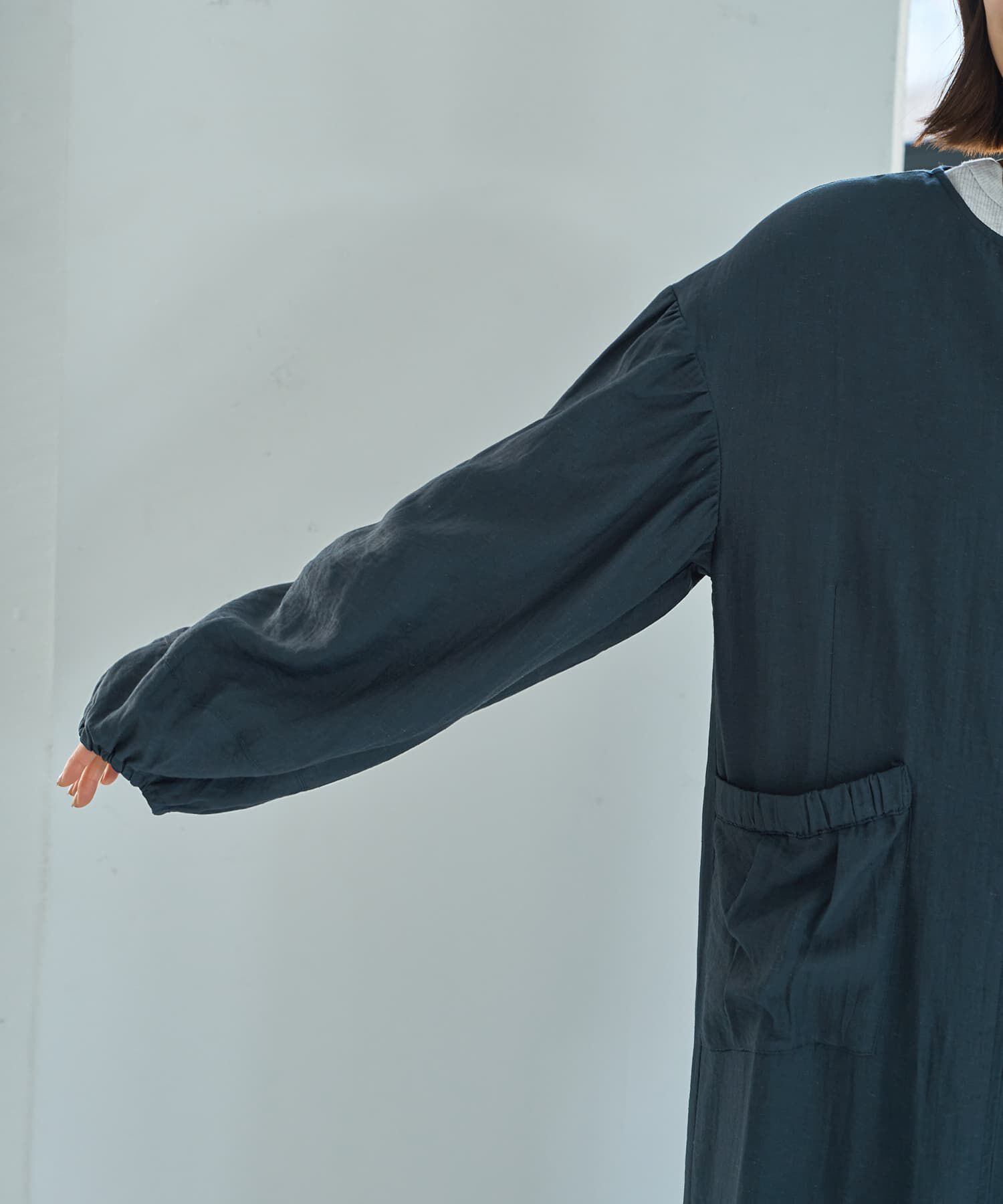 STYLE DELI「綿麻混紡◆羽織れるWファスナーワンピース」|ワンピース|