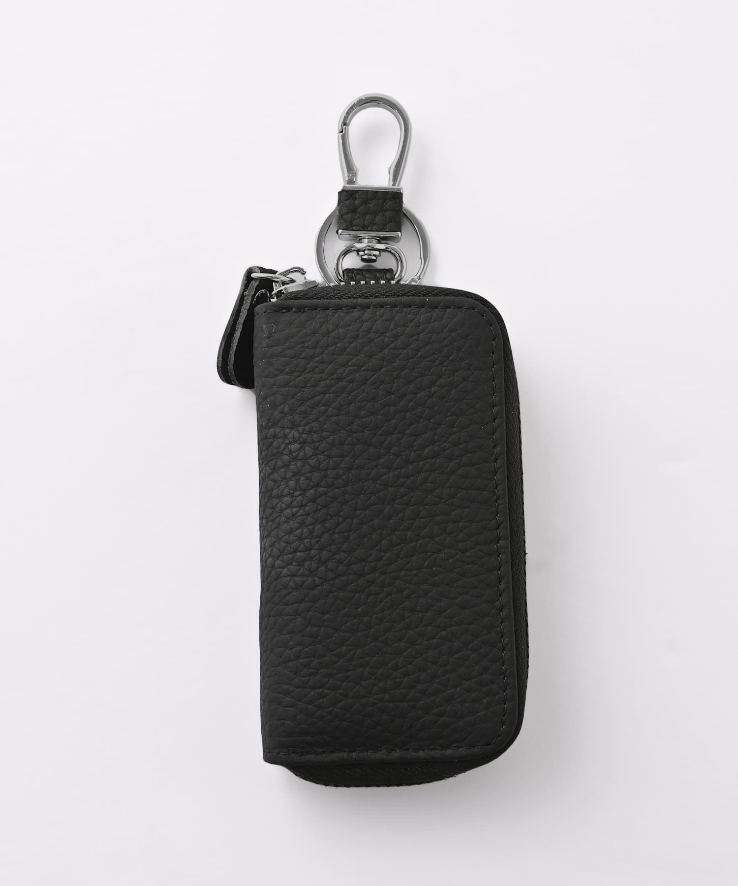 STYLE DELI「【DELI by】すっきり収まる本革ジップキーケース」|キーケース|ブラック