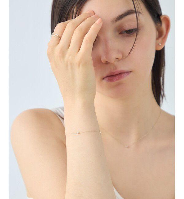 ete「【先行予約】 [アイシーヴェール] K10IGG ダイヤモンド ブレスレット」|ブレスレット・バングル|