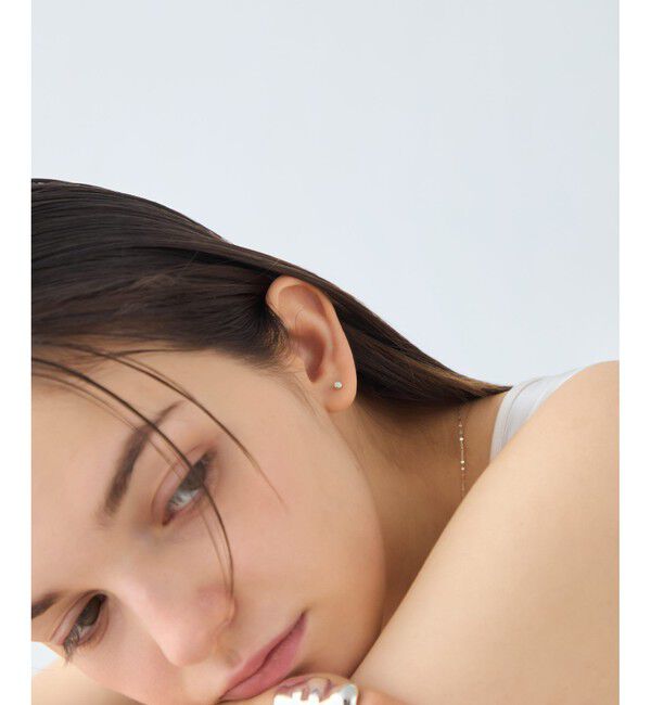 ete「【先行予約】 [アイシーヴェール] K10IGG ダイヤモンド アイス ピアス」|ピアス|