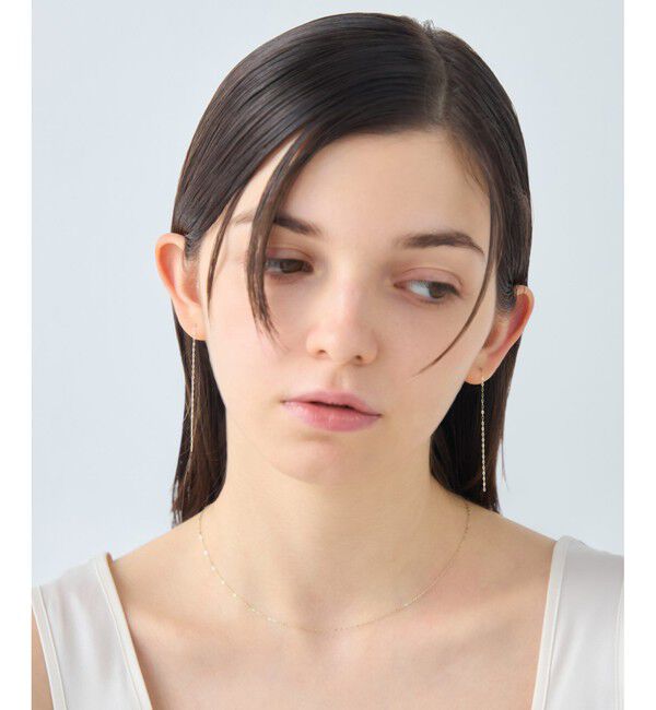 ete「【先行予約】 [アイシーヴェール] K10IGG チェーン ピアス」|ピアス|