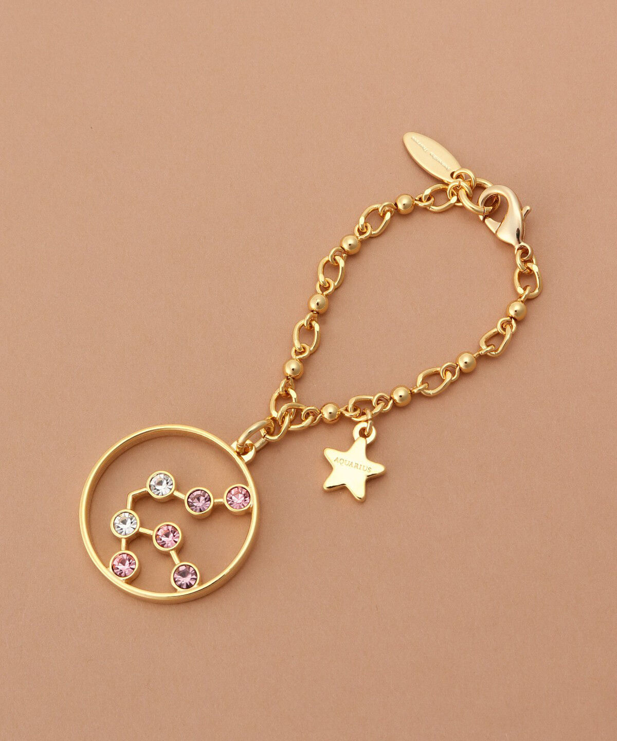 Samantha Thavasa「水瓶座バッグチャーム」|チャーム・キーホルダー|ゴールド