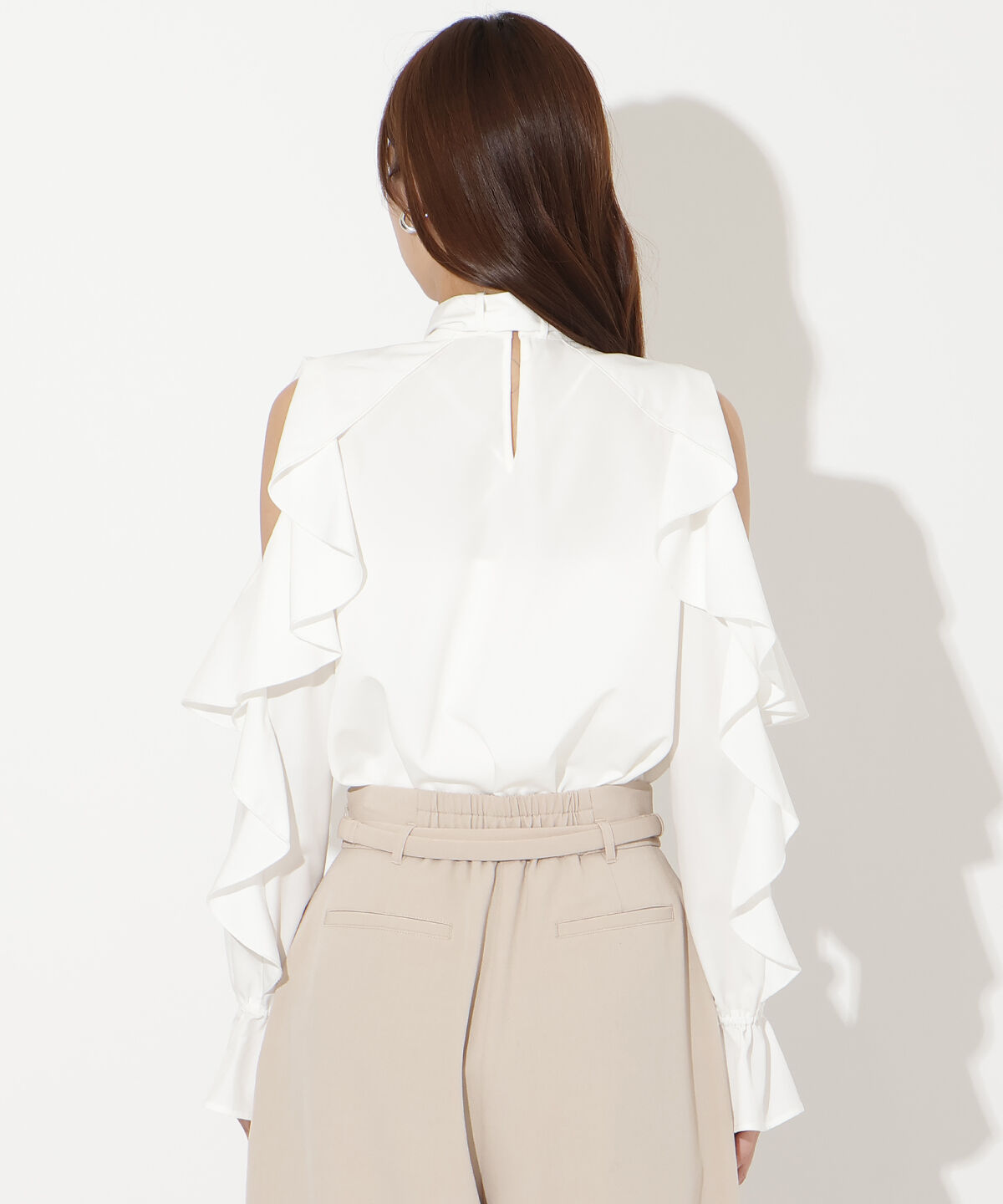アンドクチュール「フリルボウタイブラウス」|シャツ・ブラウス|