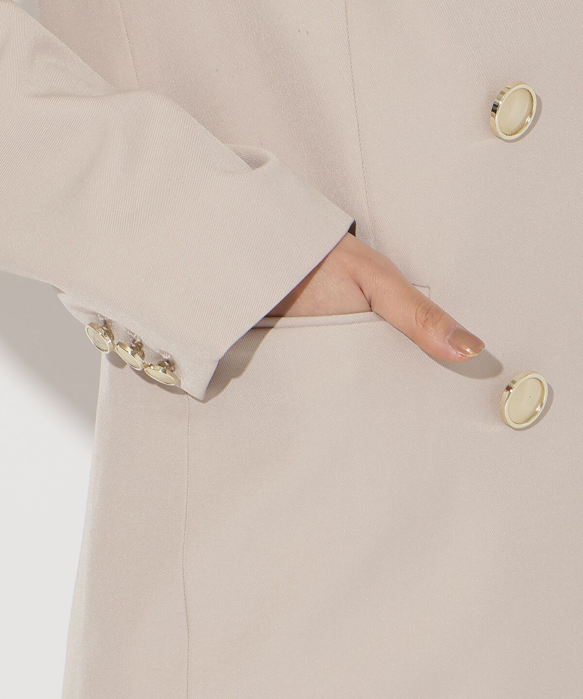 アンドクチュール「ダブルテーラードジャケット」|テーラードジャケット|