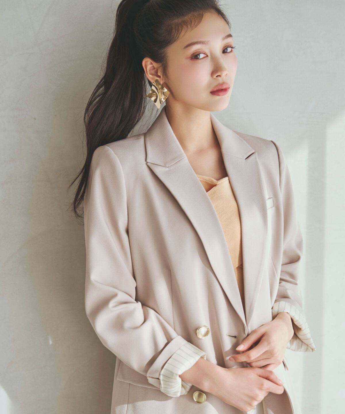 アンドクチュール「ダブルテーラードジャケット」|テーラードジャケット|