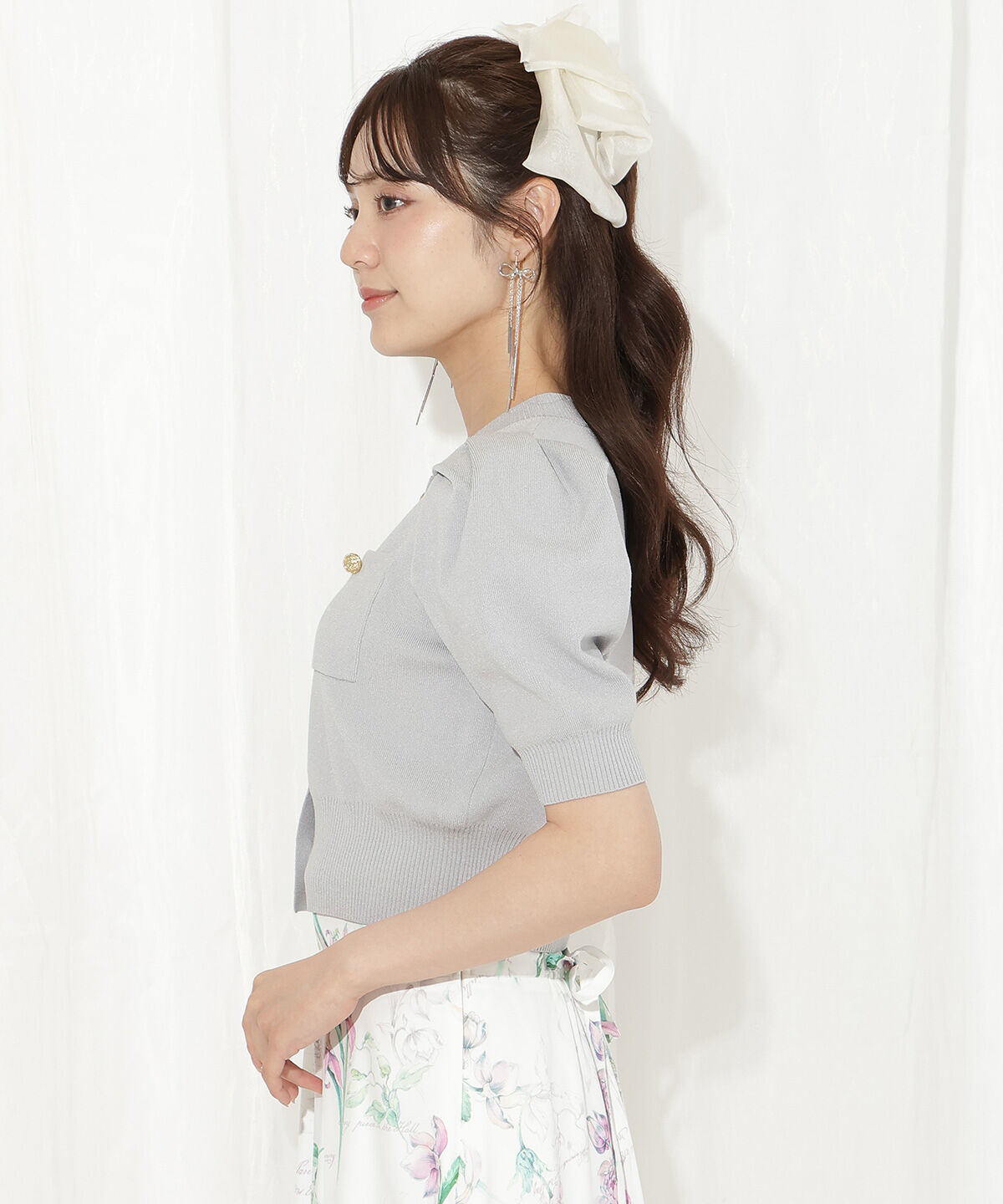 WILLSELECTION「ポケットデザインパフカーディガン」|カーディガン|