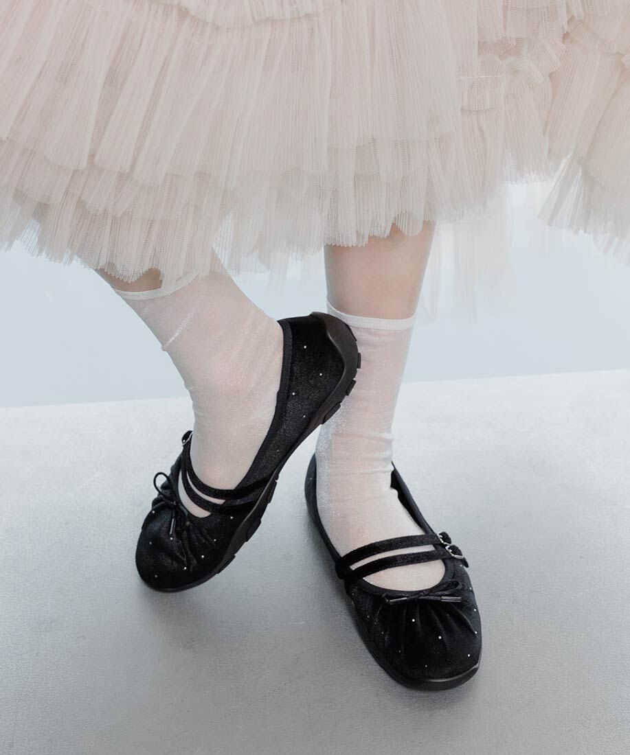  「トゥシューズライクスニーカー」|パンプス|