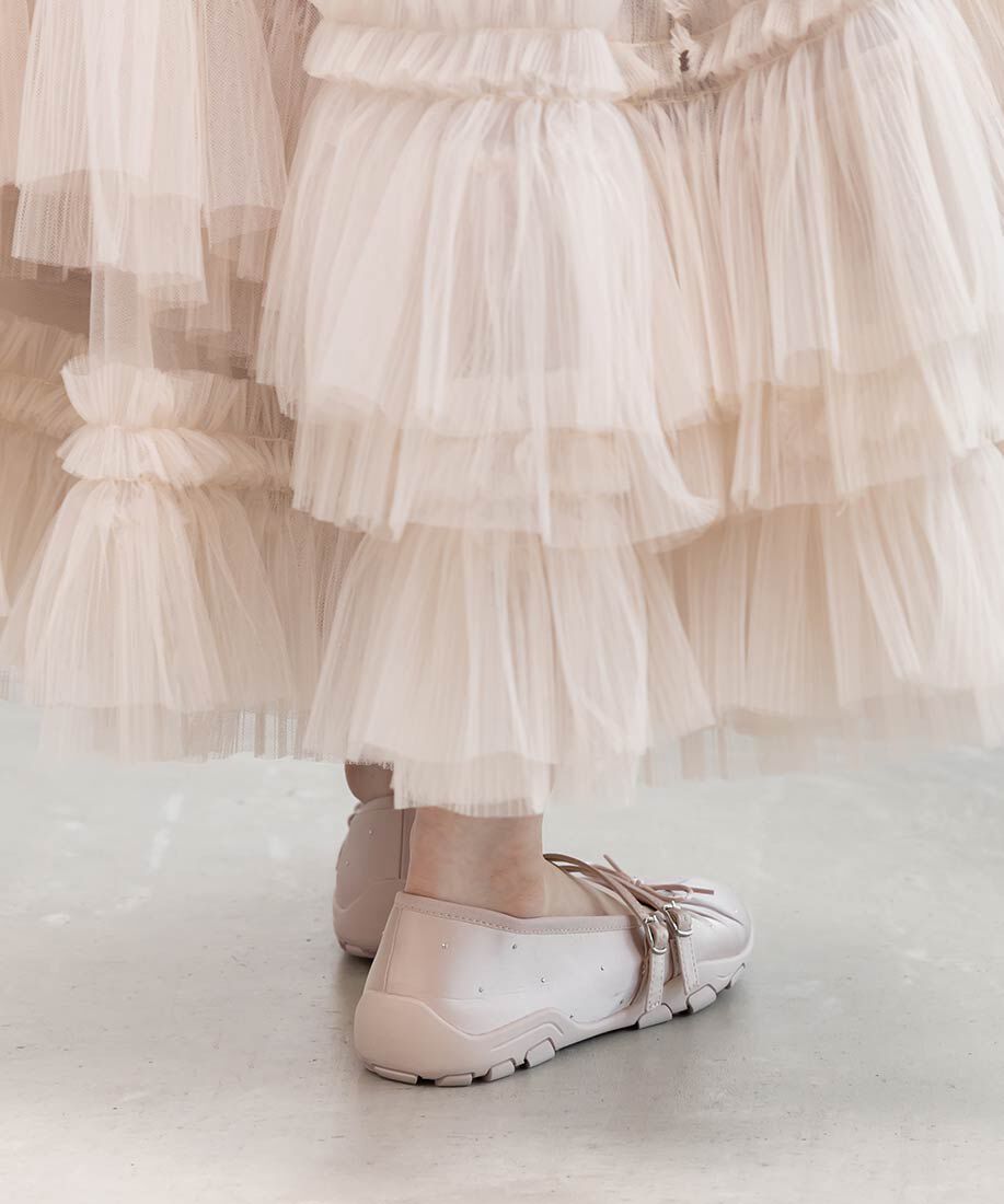  「トゥシューズライクスニーカー」|パンプス|