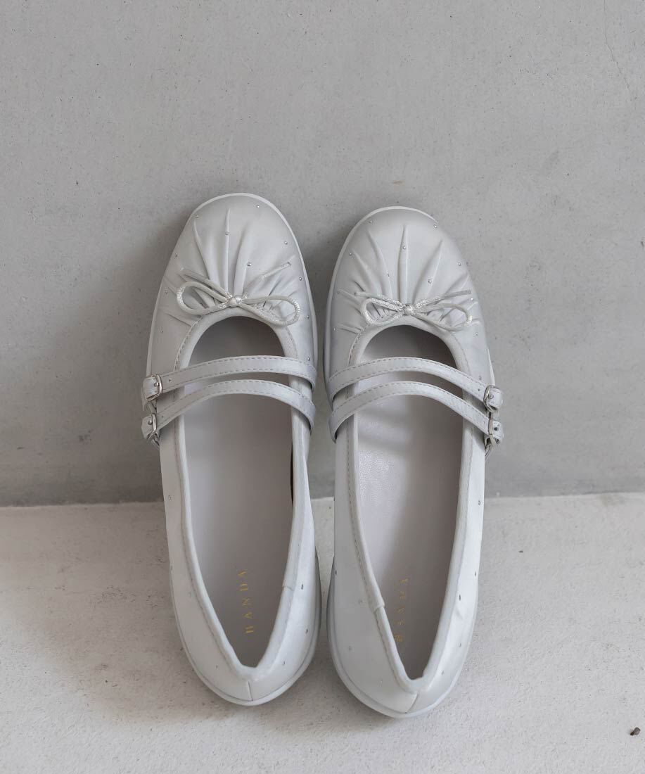  「トゥシューズライクスニーカー」|パンプス|