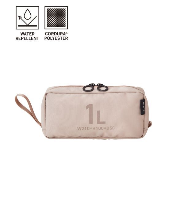 MILESTO「MILESTO UTILITY ポーチ 1L」|ポーチ|グレージュ
