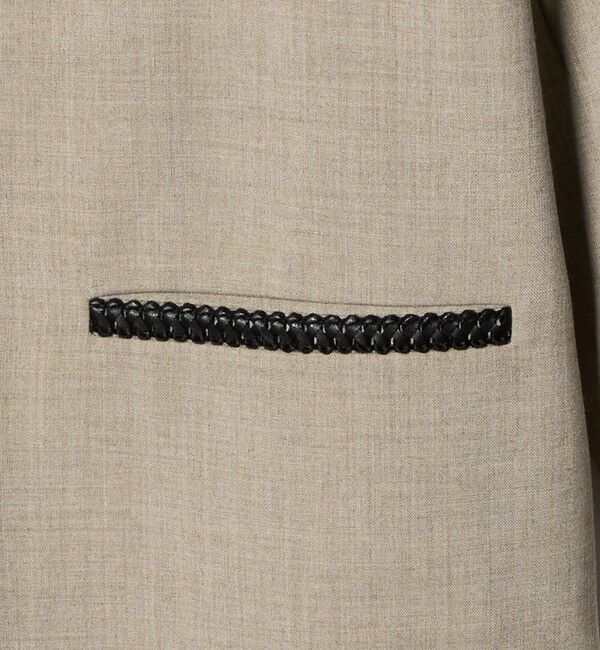 UNITED ARROWS「Spiree ASAMI ノーカラー ジャケット」|ノーカラージャケット|