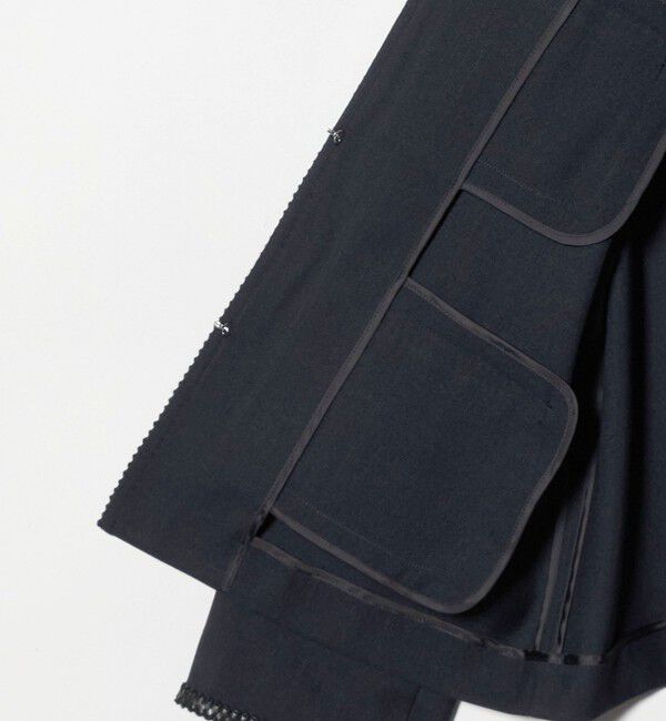 UNITED ARROWS「Spiree ASAMI ノーカラー ジャケット」|ノーカラージャケット|