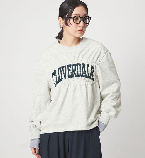 UNITED ARROWS green label relaxing「【WEB限定】＜at ease＞シャーリング スウェット プルオーバー」|スウェット・ジャージ|