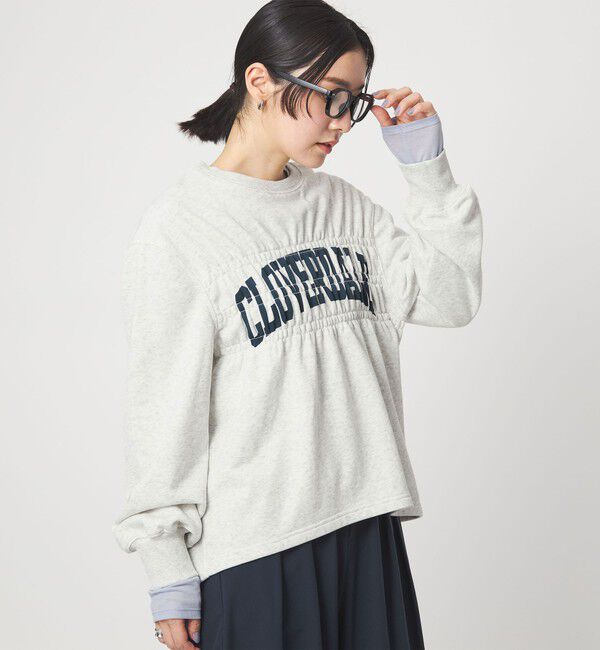 UNITED ARROWS green label relaxing「【WEB限定】＜at ease＞シャーリング スウェット プルオーバー」|スウェット・ジャージ|