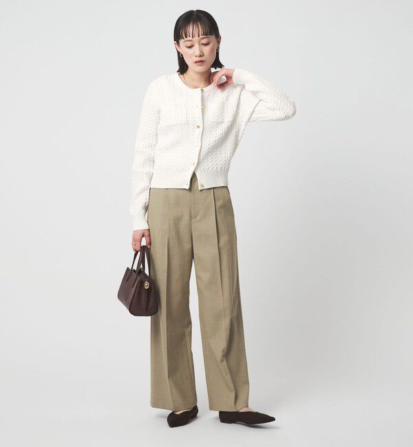 UNITED ARROWS green label relaxing「ケーブル ニット カーディガン ウォッシャブル」|カーディガン|