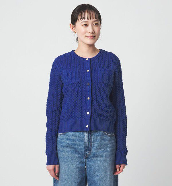 UNITED ARROWS green label relaxing「ケーブル ニット カーディガン ウォッシャブル」|カーディガン|